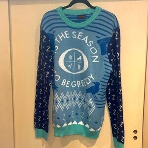 Ozark ugly Christmas sweater blue with dark blue size 2XL unisex item